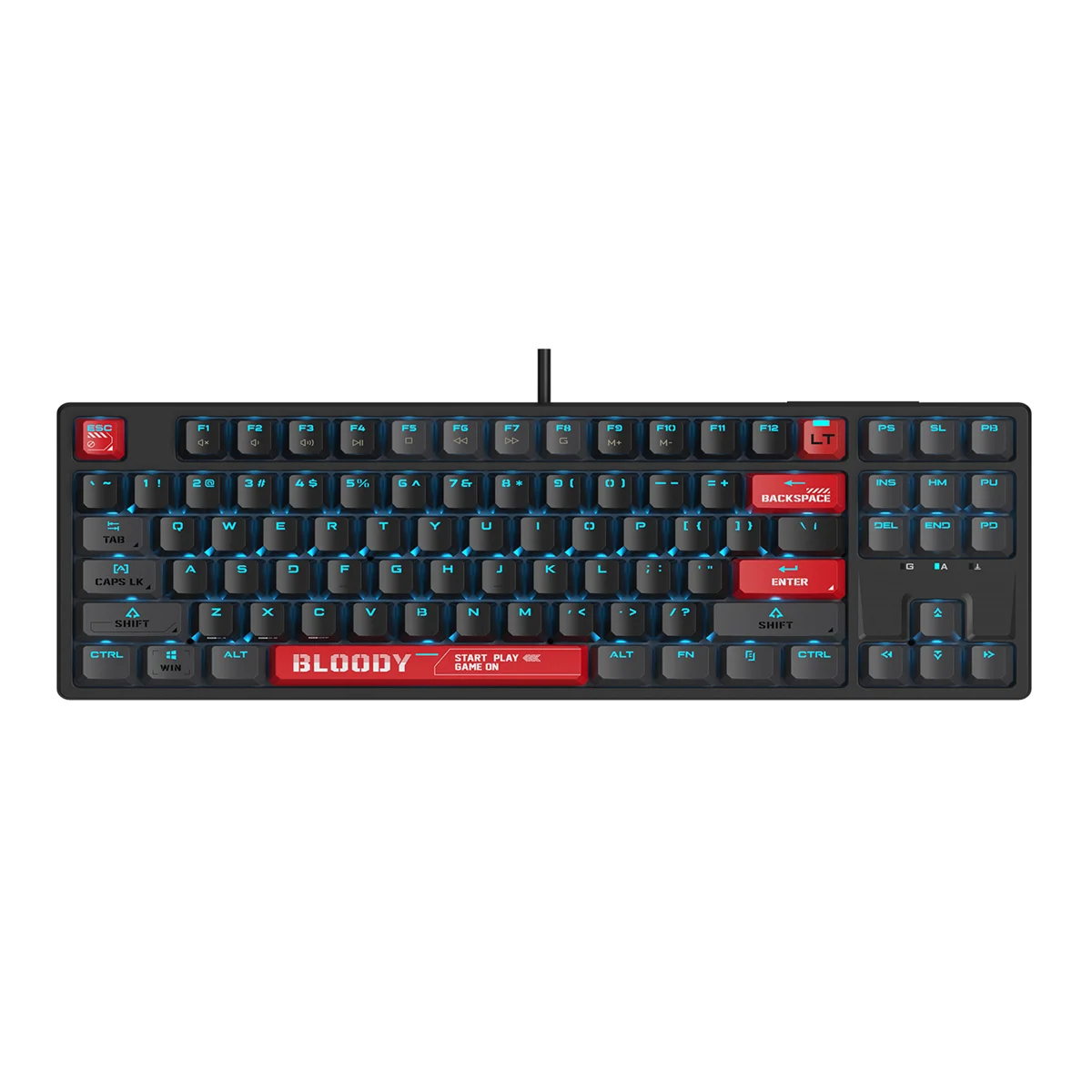 Bloody AT87 Alpha Optical Keyboard — Linear Switches, Custom Actuation