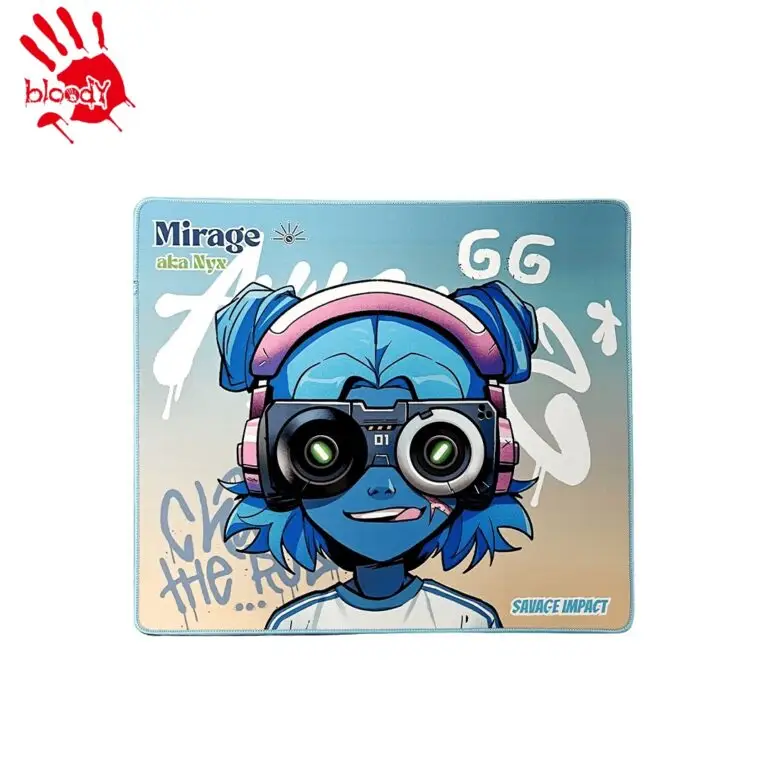 Bloody BP-45 Gaming Mouse Pad – Stitched Edges, 450 × 400 mm