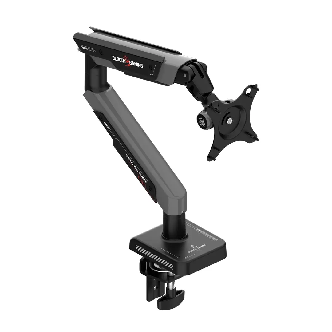 Bloody DM-8 — Desk-Clamp Monitor Arm (17″–39″, VESA, Gas Spring)