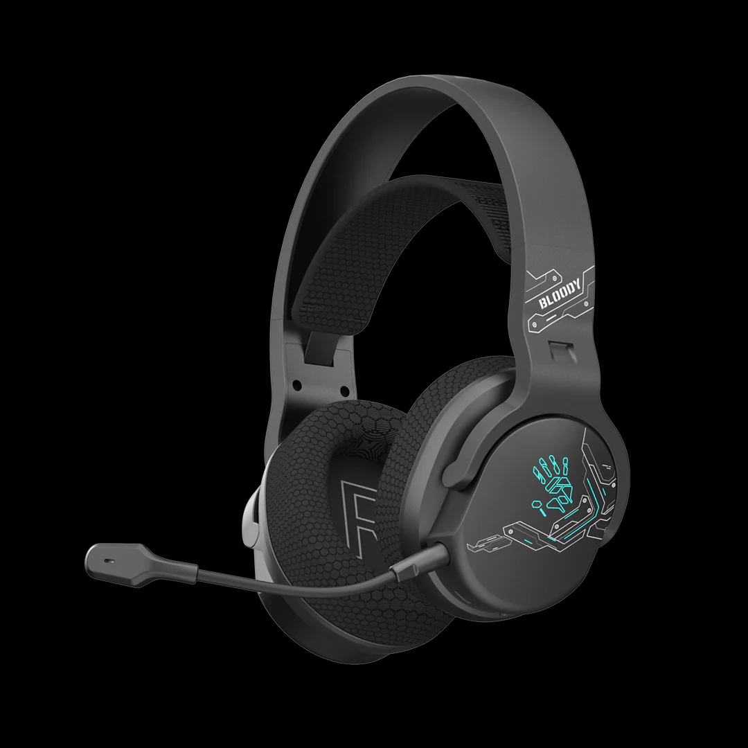 Bloody GR370 Headset – 2.4G, BT 5.3, Wired & Φ50 mm Drivers