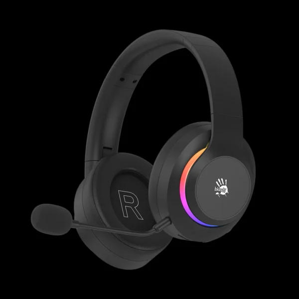 Bloody GR520 Wireless Gaming Headset — Metal Band, RGB Streamer, 80H