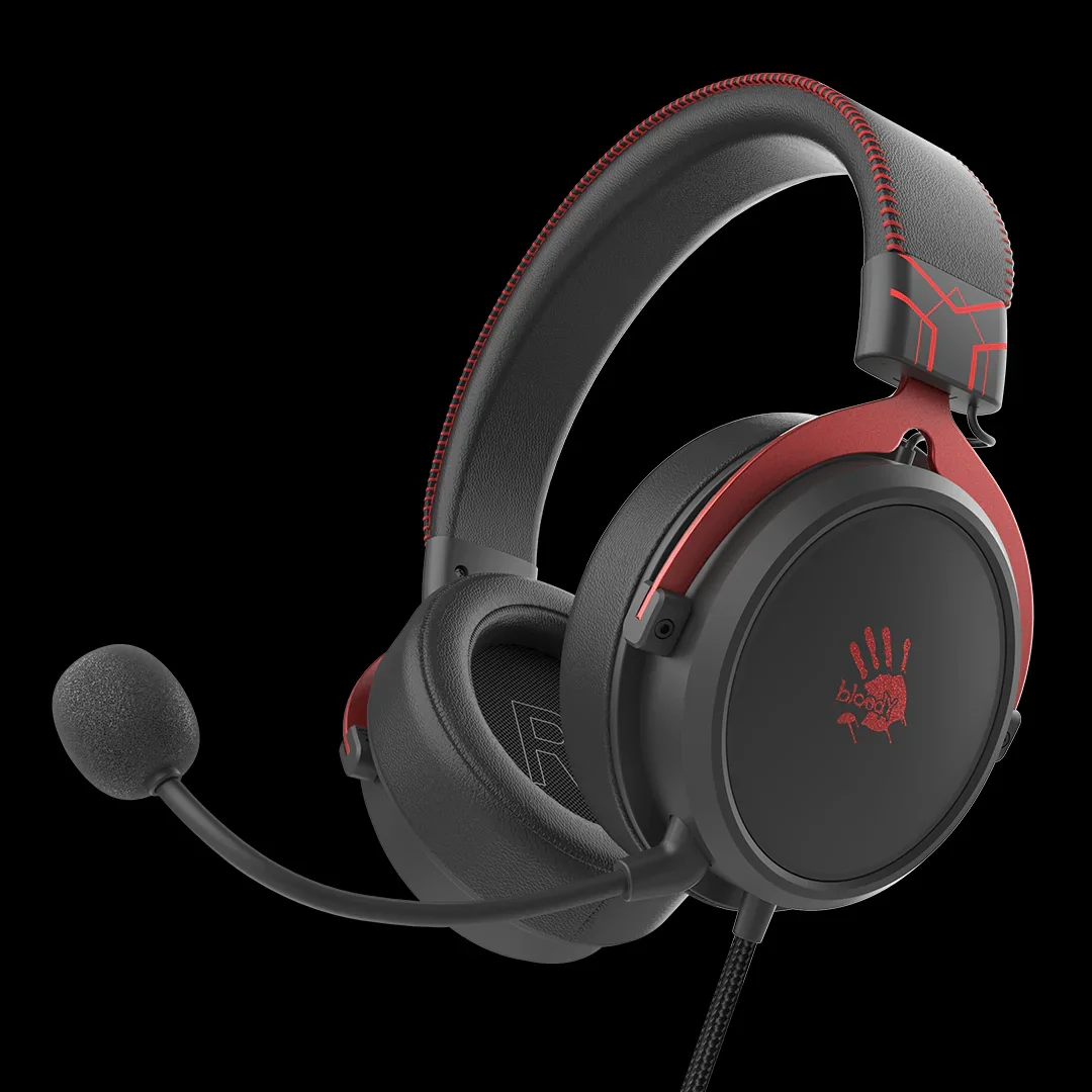 Bloody M590i — Wired Gaming Headset with 7.1 Virtual Surround & Detachable AI-ENC Mic