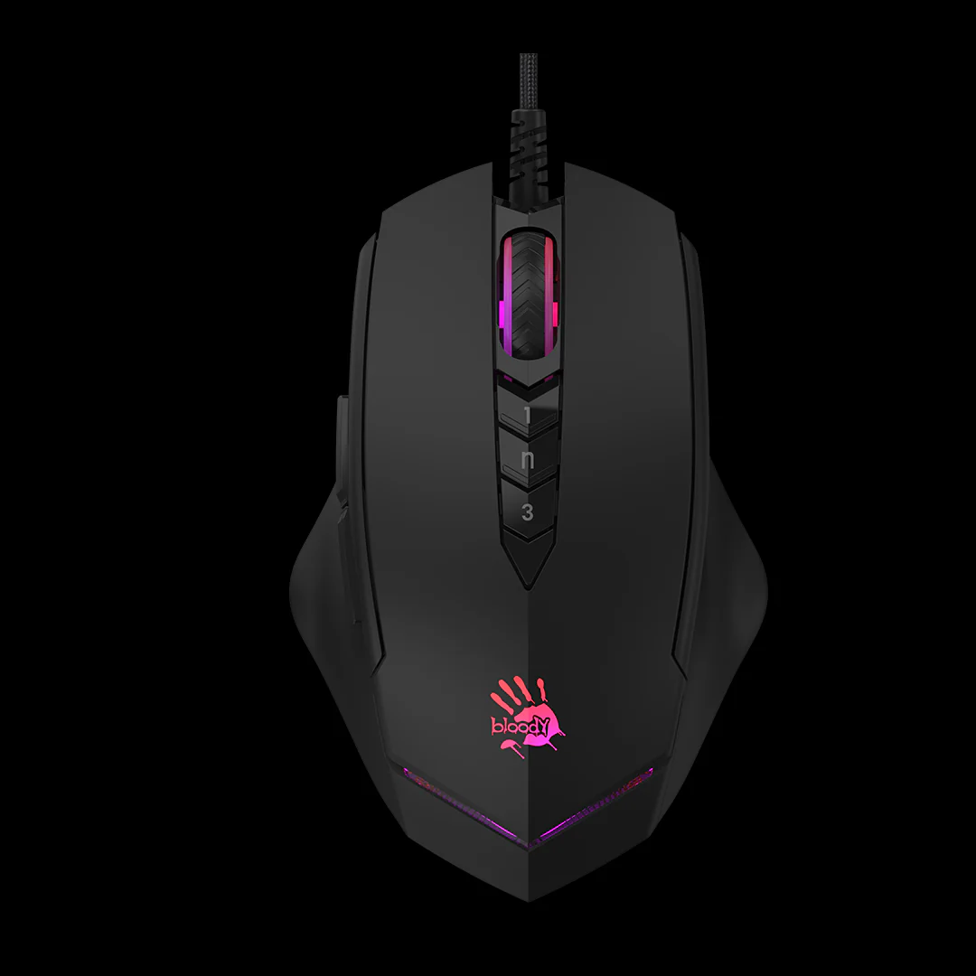 Bloody V8M Max RGB Optical Mouse | BC3332-A, 2000 Hz Report