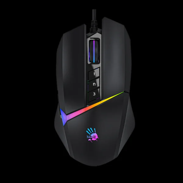 Bloody W60 Max RGB Gaming Mouse – BC3332-A 10K up to 10,000 CPI