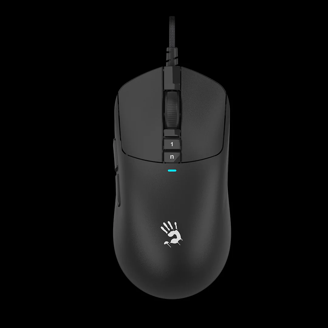 Bloody W72 Ultra Black Gaming Mouse | RapidSnap & 20,000 CPI Tracking