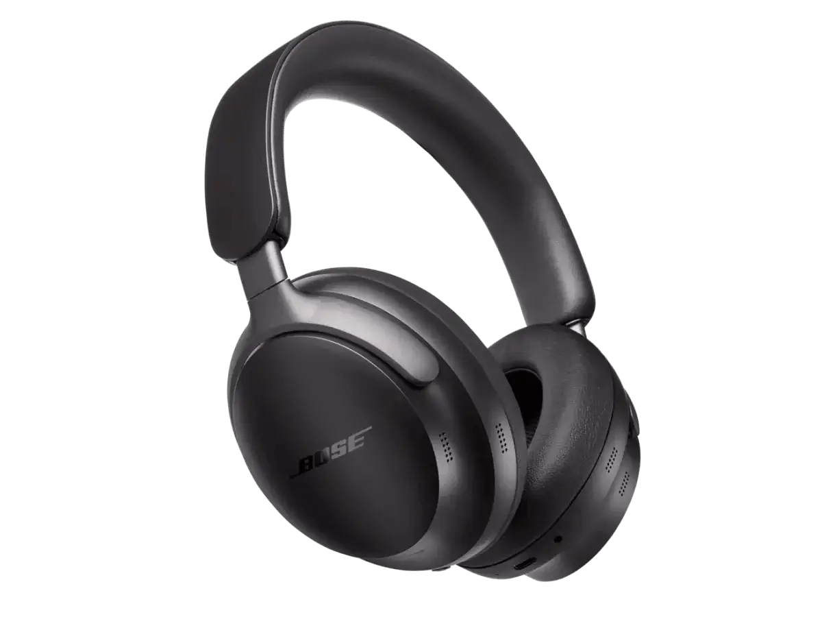 Bose QuietComfort Ultra Wireless Headphones – Immersive Spatial Audio, 24-Hour Runtime