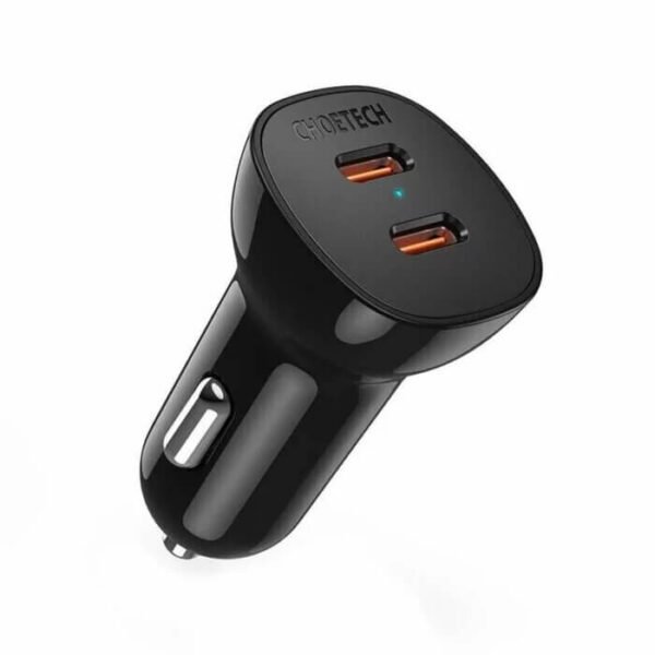 Choetech TC0008 — 40W Twin USB-C PD 3.0 In-Car Charger