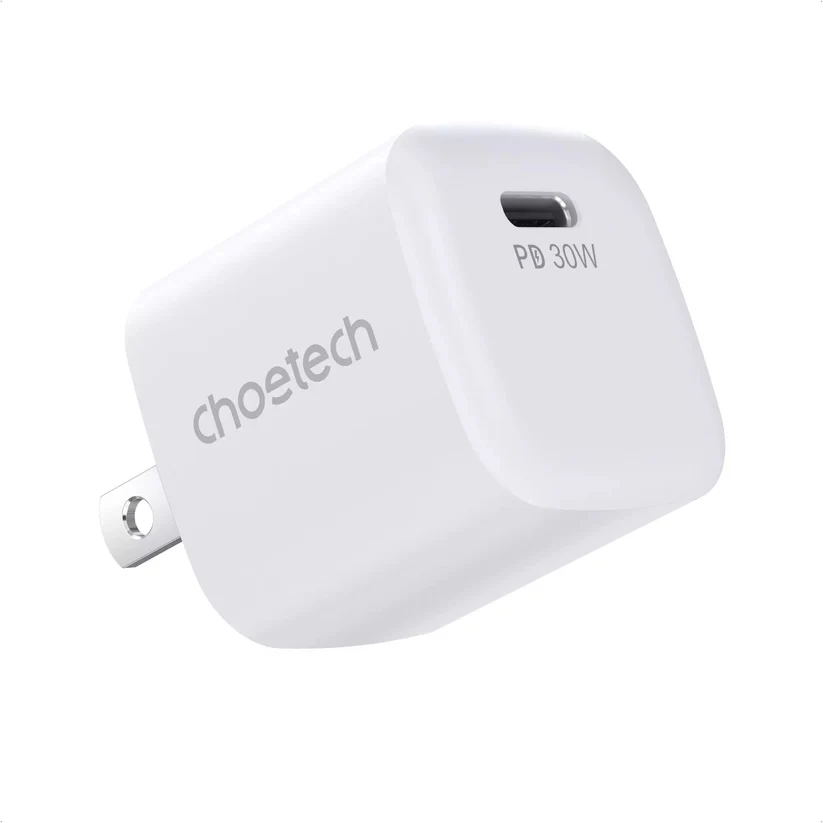 Choetech PD5007 White — 30W GaN II USB-C Wall Adapter