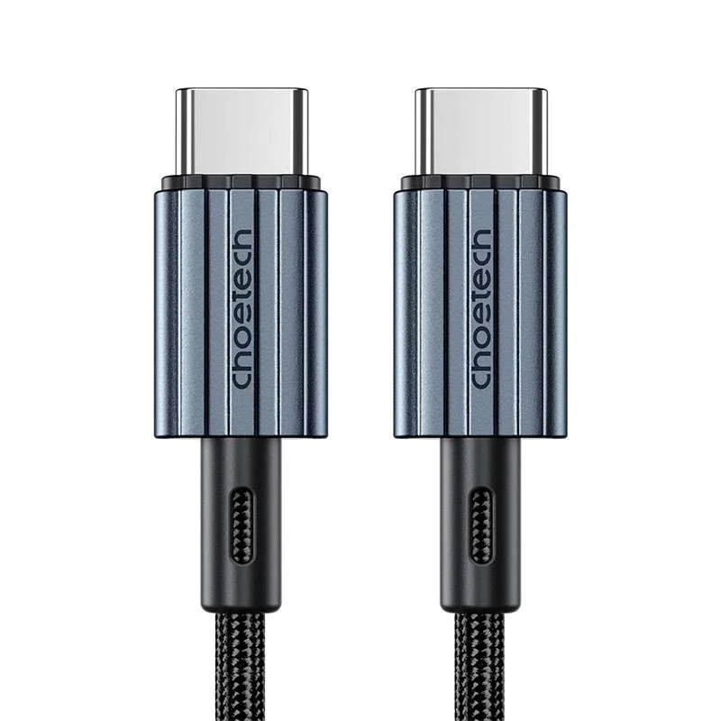 Choetech XCC-1015 Black 2 m USB-C Cable — 60 W Power Delivery, 3 A