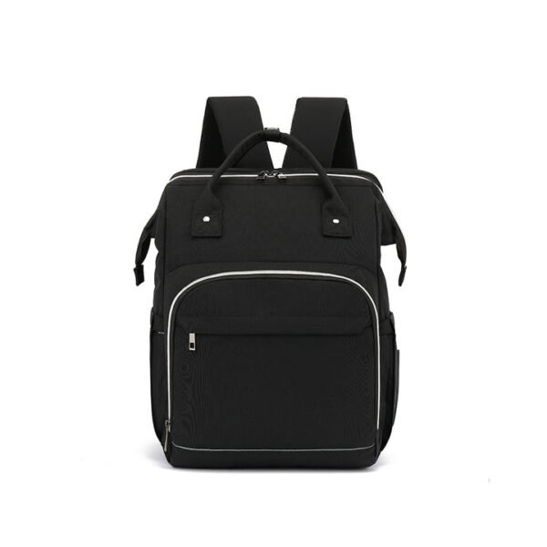 CoolBell CB-9008 Diaper Backpack for Women — Rose-Gold Zip, Water-Resistant