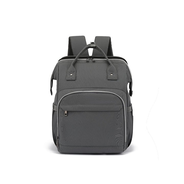 CoolBell CB-9008 Diaper Backpack for Women — Rose-Gold Zip, Water-Resistant