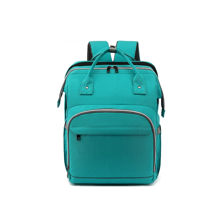CoolBell CB-9008 Diaper Backpack for Women — Rose-Gold Zip, Water-Resistant