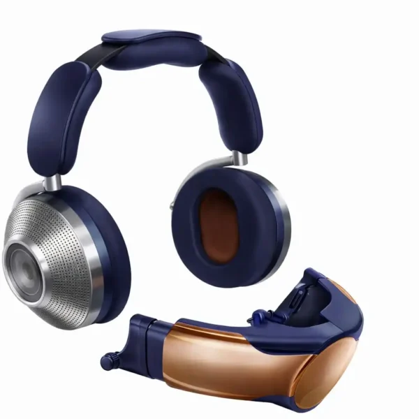 Dyson Zone Absolute+ | Over-Ear ANC & Personal Air Filtration — Prussian Blue/Bright Copper