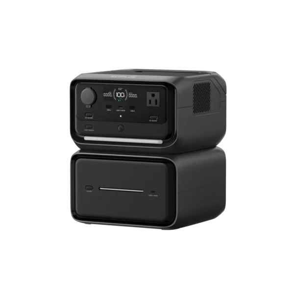 EcoFlow RIVER 3 Max Plus (RIVER 3 Plus + Extra Battery 600) — Home UPS & 858Wh