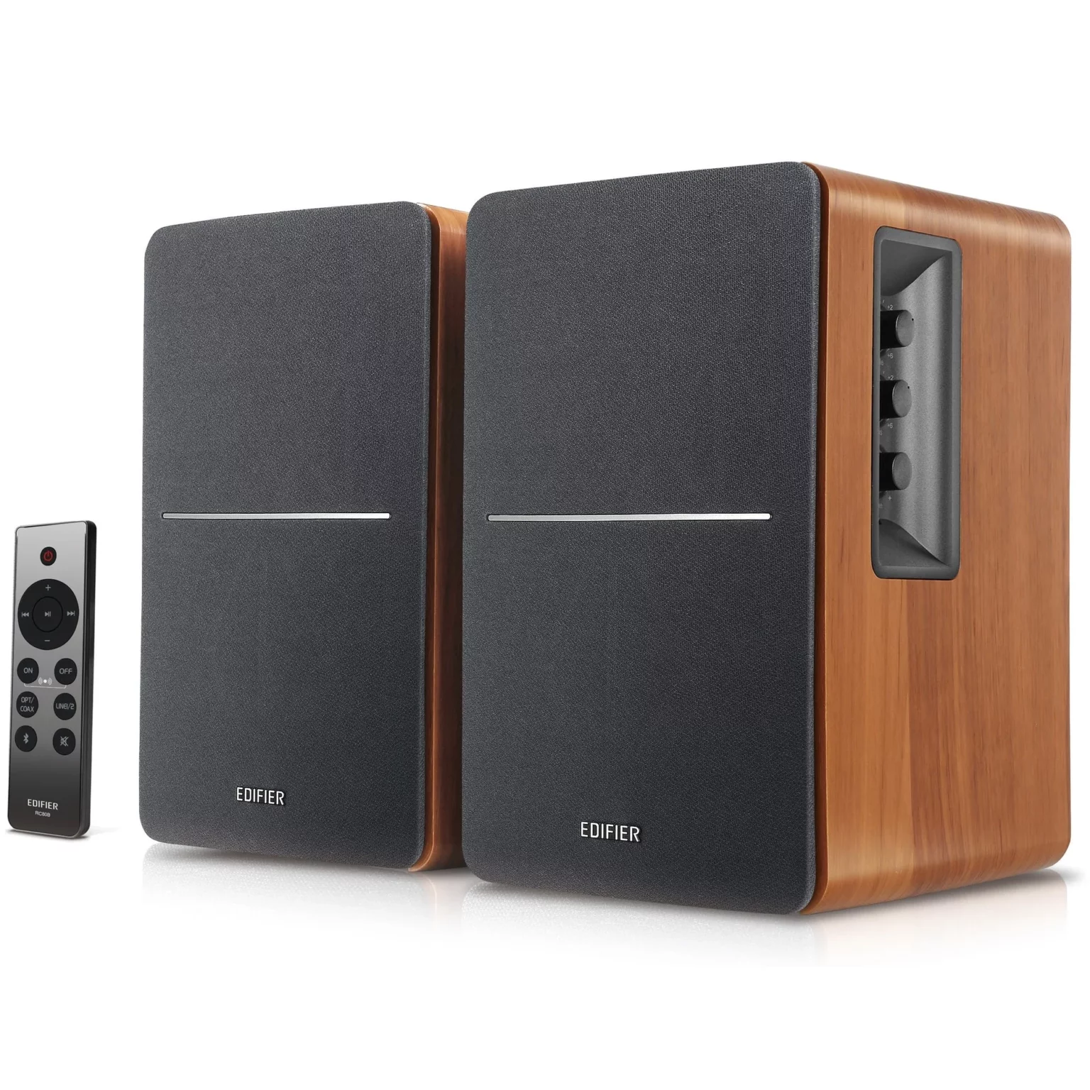 Edifier R1280DBs – Powered Bluetooth Bookshelf Speakers, 42W RMS – 1 Year Warranty