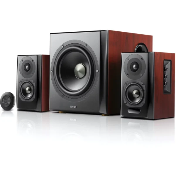 Edifier S350DB 2.1 System – 150W RMS Bookshelf Pair and Subwoofer