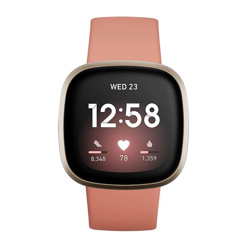 Fitbit Versa 3 Smartwatch — On-Wrist GPS, Alexa & 6+ Day Battery