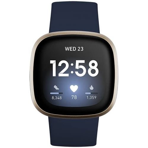 Fitbit Versa 3 Smartwatch — On-Wrist GPS, Alexa & 6+ Day Battery