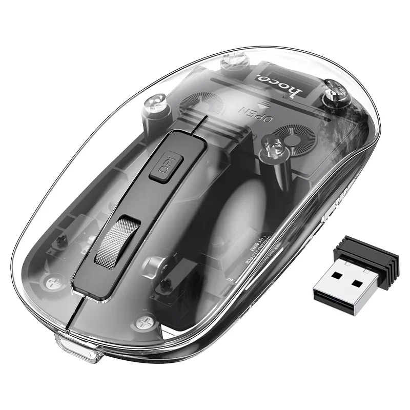 Hoco GM29 Mysterious Silent Mouse — Bluetooth and 2.4G Dual Mode