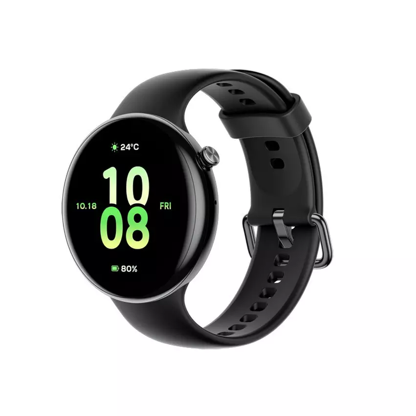 HONOR Watch Fit Active — 1.32″ AMOLED Smart Watch, 5ATM, Bluetooth 5.4 (Black)