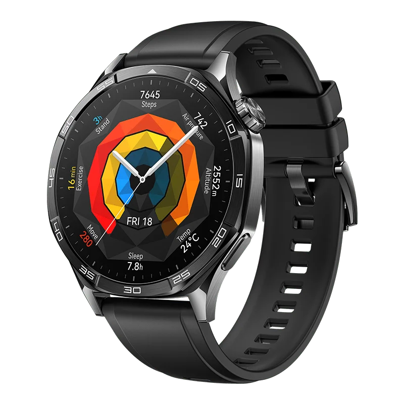 Huawei Watch GT5 46mm — TruSeen 5.0+, 14-Day Power, 5 ATM
