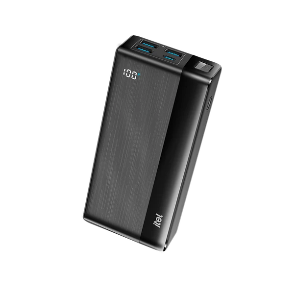 itel PowerPulse A1481 — 27,000mAh High-Capacity 22.5W Charger with Four Outputs