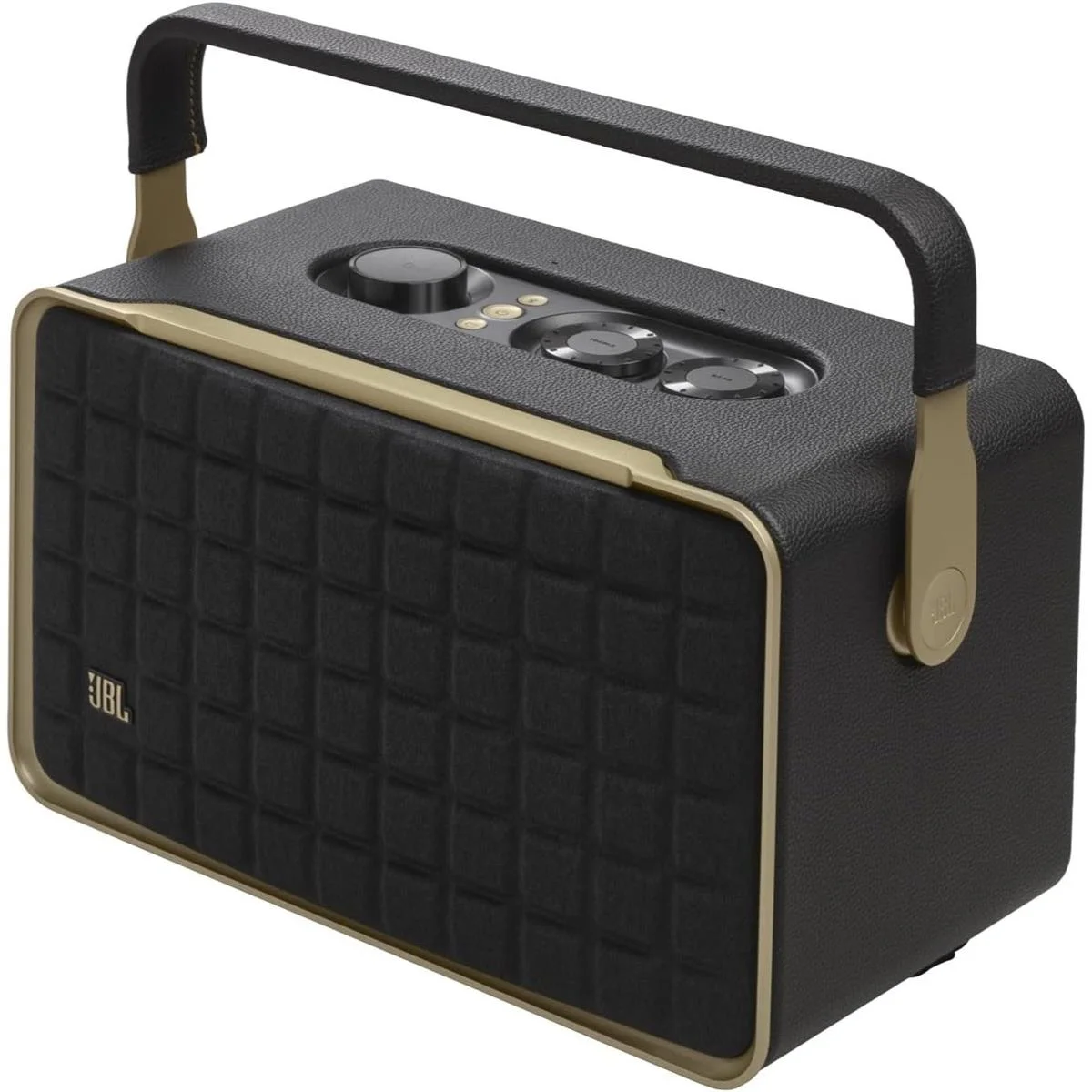 JBL Authentics 300 Black Portable Smart Speaker — Battery & Dolby Atmos Music