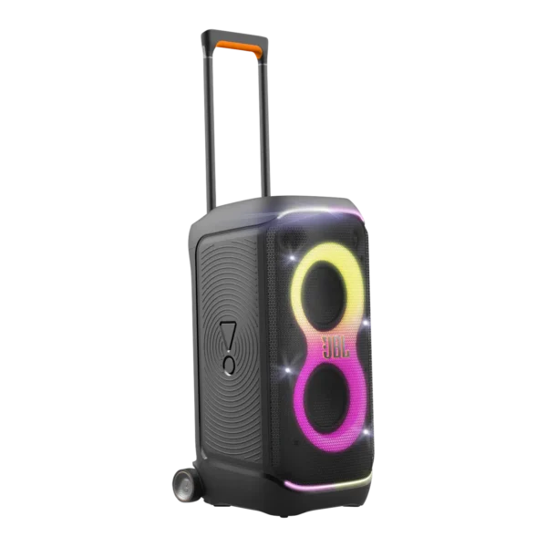 JBL PartyBox Stage 320 Party Speaker — 18 Hours, Wheels & Tennis-Court Output