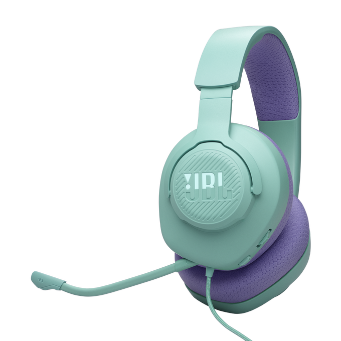 JBL Quantum 100M2 — Wired Over-Ear Headset with Boom Mic