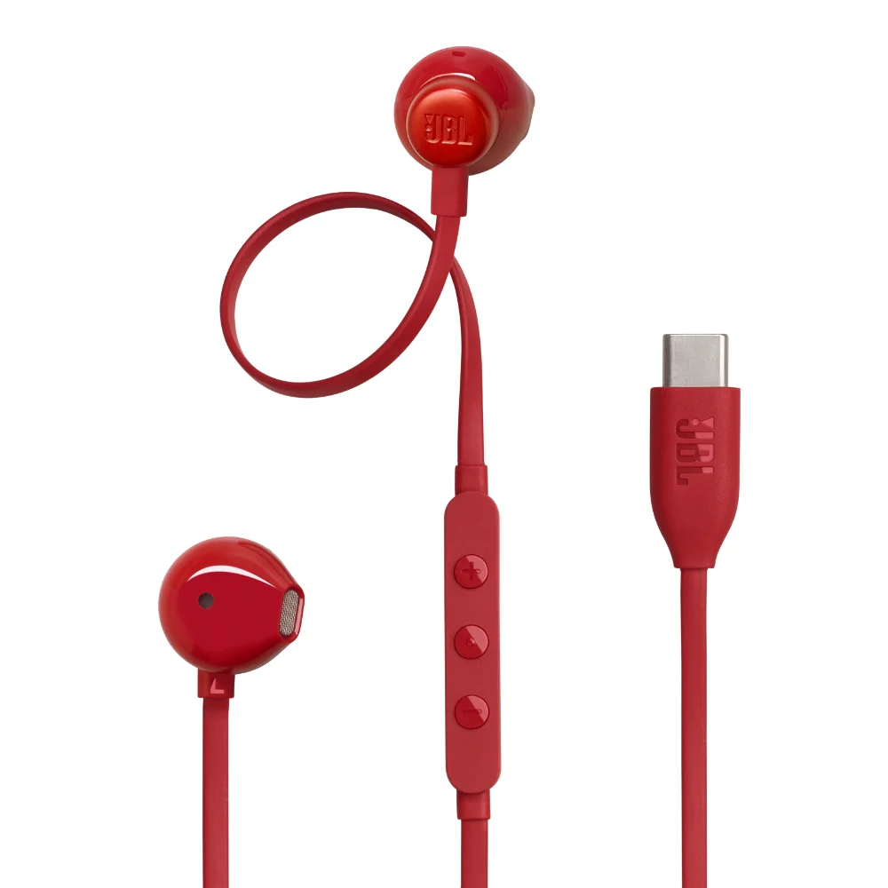 JBL Tune 305C — USB-C Wired Earphones with Inline Mic