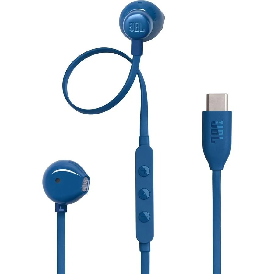 JBL Tune 305C — USB-C Wired Earphones with Inline Mic