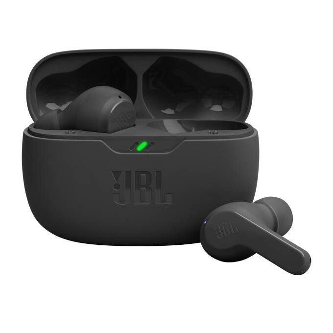 JBL Wave Beam True Wireless Earbuds — Deep Bass, App Control, 32H Total