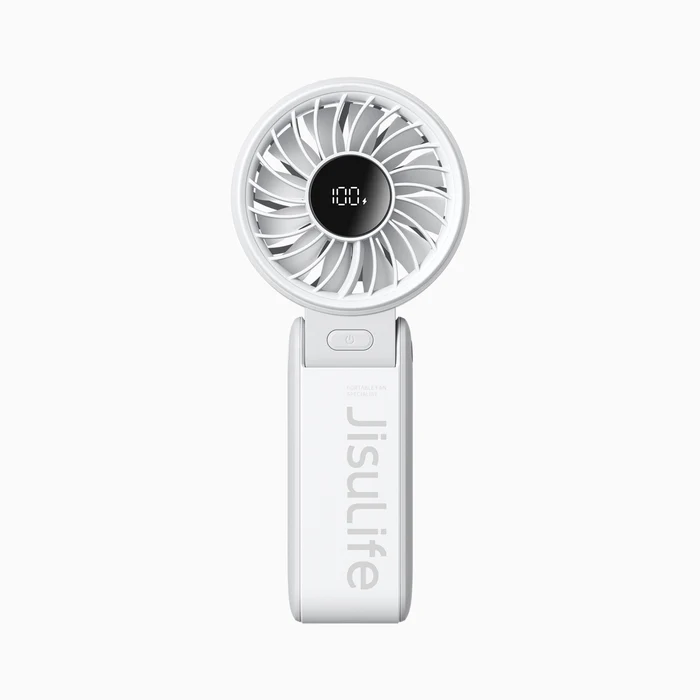 Jisulife Life7 Portable Hand Fan — 5000mAh Power & Five Airflow Settings