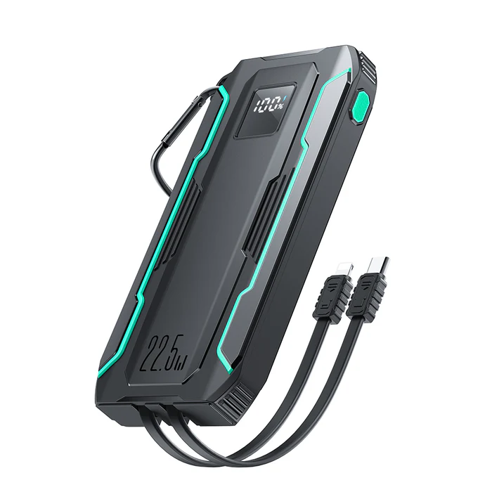 Joyroom JR-L017 10000mAh Portable Charger — 22.5W with Integrated Cables