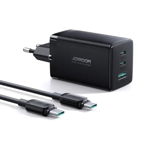 Joyroom JR-TCG01 GaN Ultra 65W 2C1A Kit with 100W USB-C Cable 1.2m