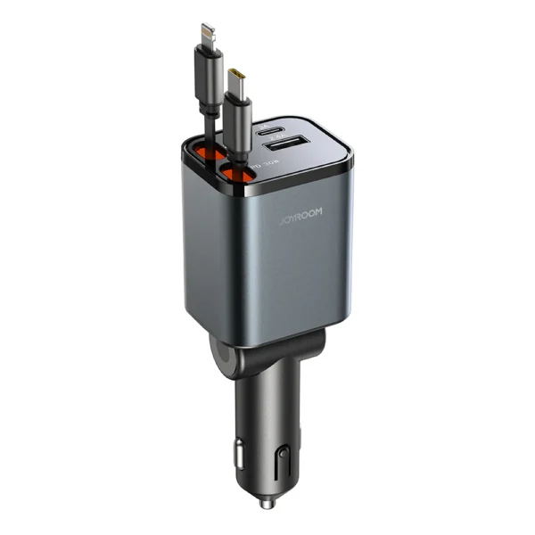 Joyroom JR-CCL05 — 65W Retractable 4-in-1 with Type-C and Lightning Cables
