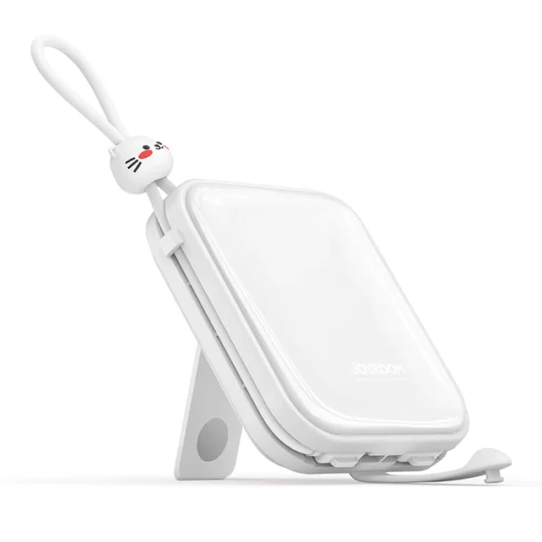 Joyroom JR-L008 Cutie 10000mAh Power Bank — Kickstand, Type-C and Lightning