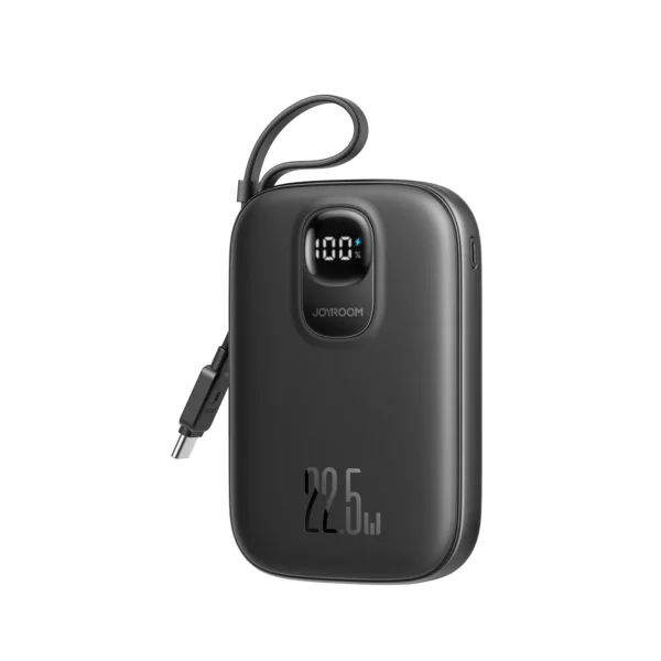 JOYROOM JR-PBF17 10000mAh Power Bank — 22.5W with Integrated Type-C Cable