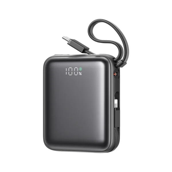 Joyroom JR-PBF27 10000mAh Mini Bank — 22.5W, Built-In USB-C & Lightning