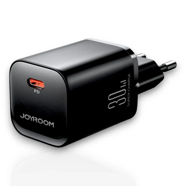 Joyroom JR-TCF07EU 30W PD USB-C Wall Charger — Speed Series Black