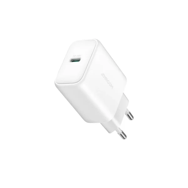 Joyroom JR-TCF24 30 W PD Fast Charger (EU) with 1 m USB-C Cable – White