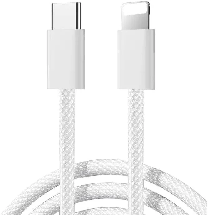 Joyroom S-A45 Ben 30W Woven USB-C to Lightning Cable 1m White (MFi)