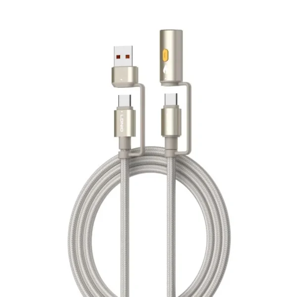 Ldnio LC18 Multi Cable — USB-A/USB-C to USB-C with Lighter Port