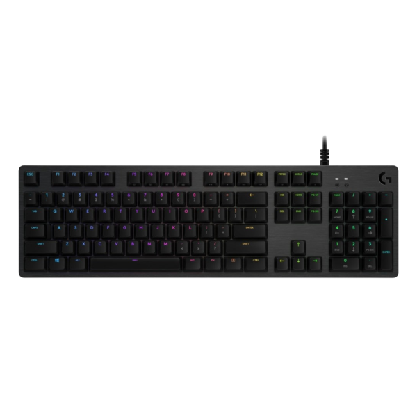 Logitech G512 Carbon Clicky — Per-Key LIGHTSYNC & USB Passthrough