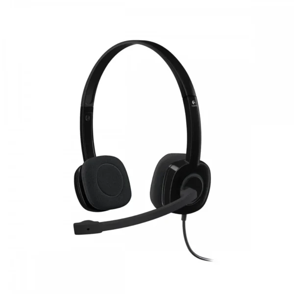 Logitech H151 Stereo Headset – Boom Mic with In-Line Mute