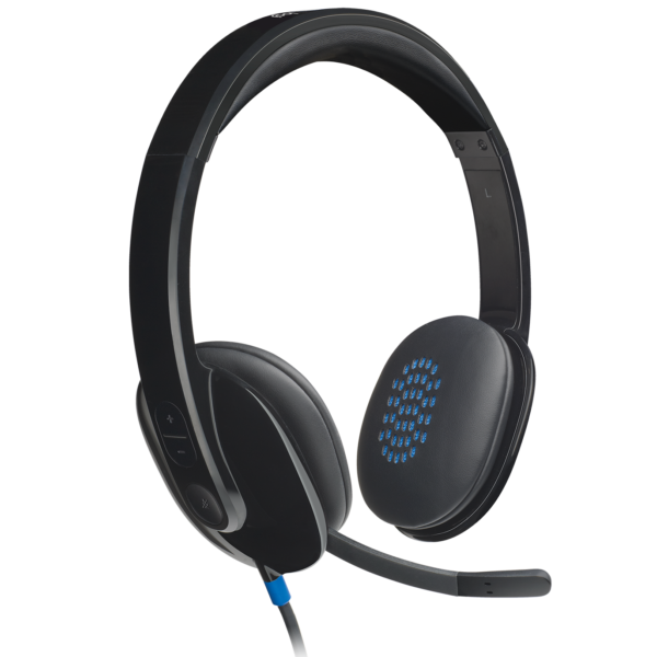 Logitech H540 USB-A Headset — Laser-Tuned Audio & Rotating NC Microphone