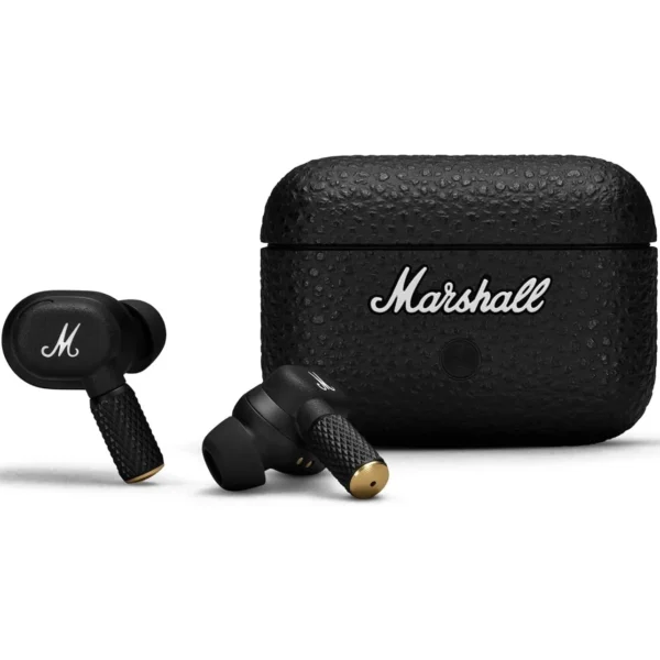 Marshall Motif II A.N.C. Earbuds — LE Audio, 30 hr Case Battery, Black