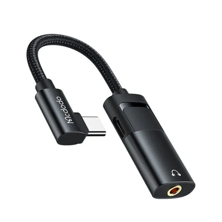 Mcdodo CA-1880 60W PD USB-C Dongle — Aux Audio and USB-C Charge Port