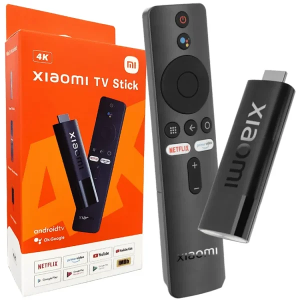 Xiaomi Mi TV Stick 4K — Portable Android TV 11 Streamer (2GB/8GB)