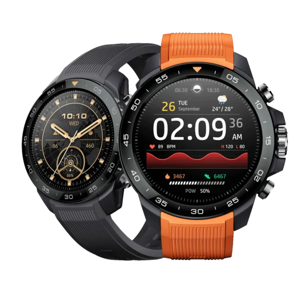 Mibro Watch GS Explorer S (Obsidian Black) — Dual-Band GPS & 10ATM Rugged Build